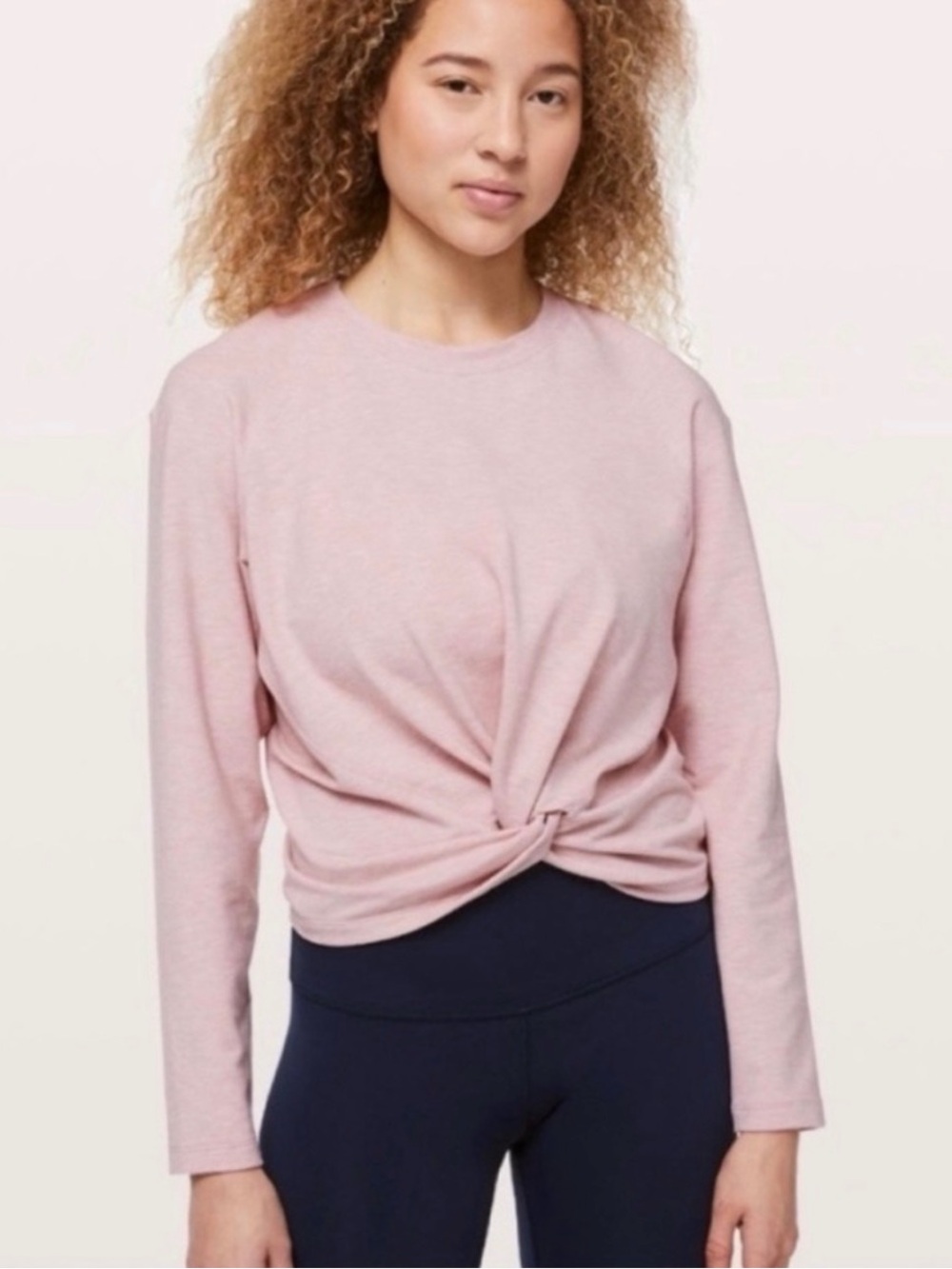 Lululemon Rose Twist Tie Sweater 6